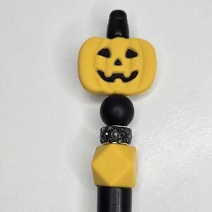 Handmade, Yellow Pumpkin Pen